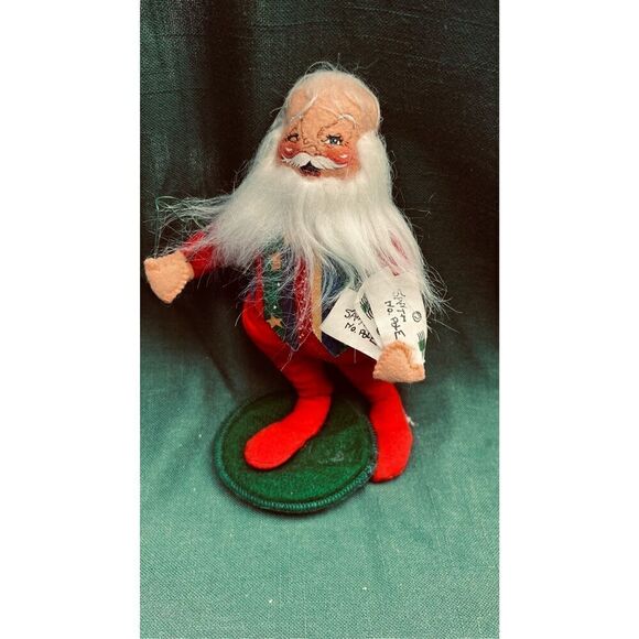 Annalee Hatless Santa doll 9" - Picture 2 of 8